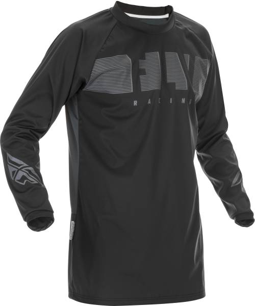 FLY RACING - WINDPROOF JERSEY BLACK/GREY 2X - Image 1