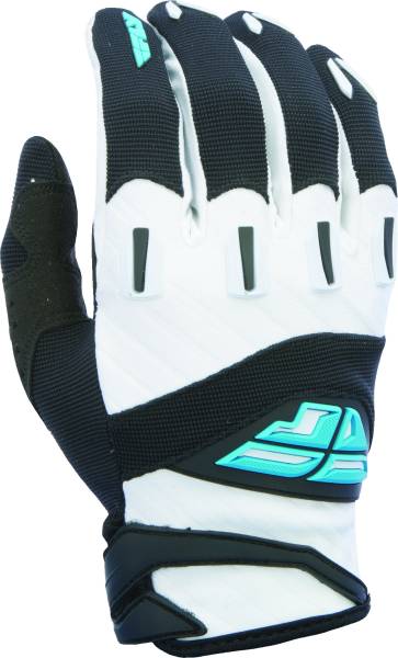 FLY RACING - F-16 GLOVE BLACK/WHITE SZ 4 YS - Image 1