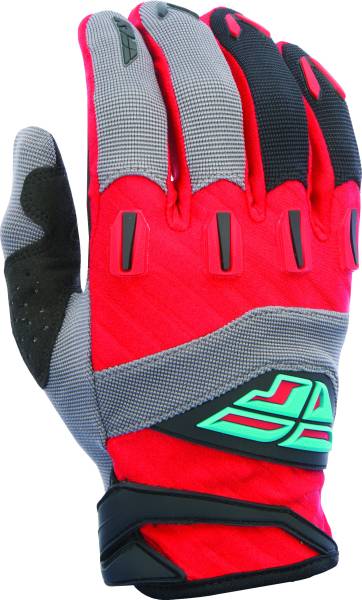 FLY RACING - YOUTH F-16 GLOVE RED/BLACK /GREY/HI-VIS SZ 1 Y3XS - Image 1