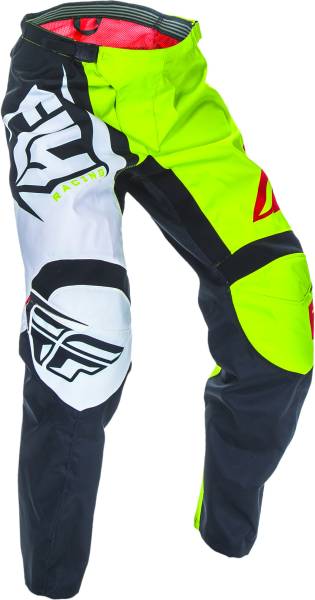 FLY RACING - F-16 PANT BLACK/LIME SZ 18 - Image 1