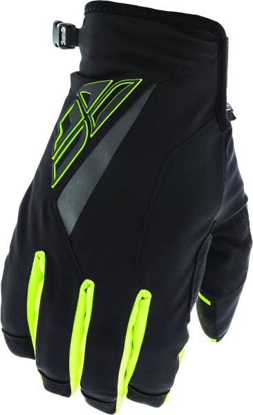 FLY RACING - YOUTH TITLE GLOVES BLACK/HI-VIS SZ 06 - Image 1