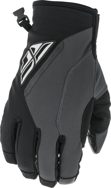 FLY RACING - YOUTH TITLE GLOVES BLACK/GREY SZ 06 - Image 1