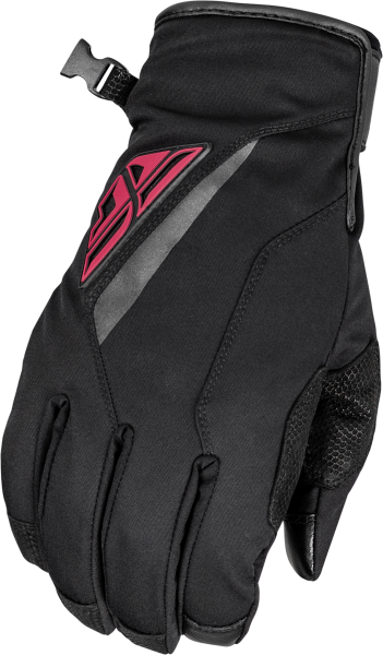 FLY RACING - TITLE LONG GLOVES BLACK/PINK 2X - Image 1