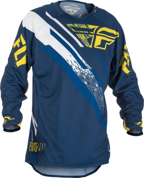 FLY RACING - EVOLUTION 2.0 JERSEY NAVY/YELLOW/WHITE M - Image 1