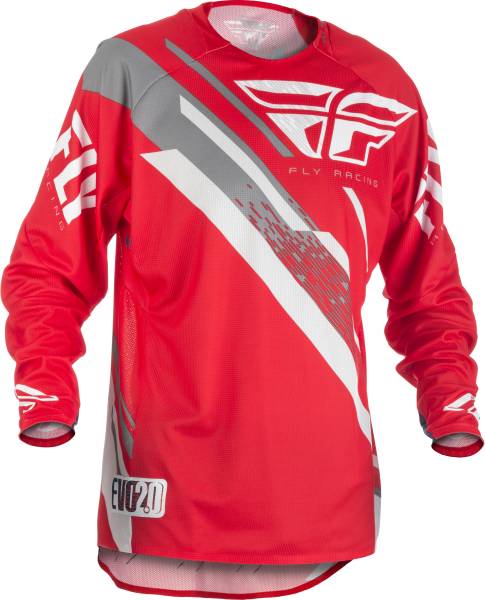 FLY RACING - EVOLUTION 2.0 JERSEY RED/GREY/WHITE M - Image 1