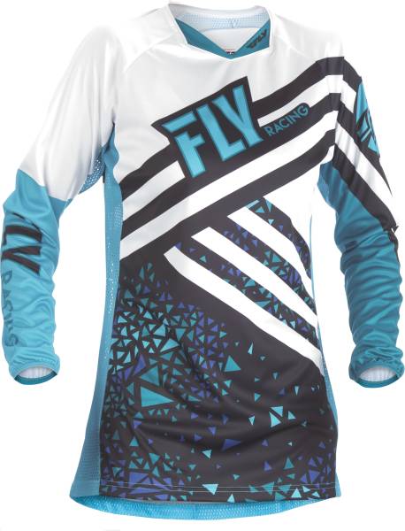 FLY RACING - KINETIC WOMEN'S JERSEY BLUE/BLACK 2X - Image 1