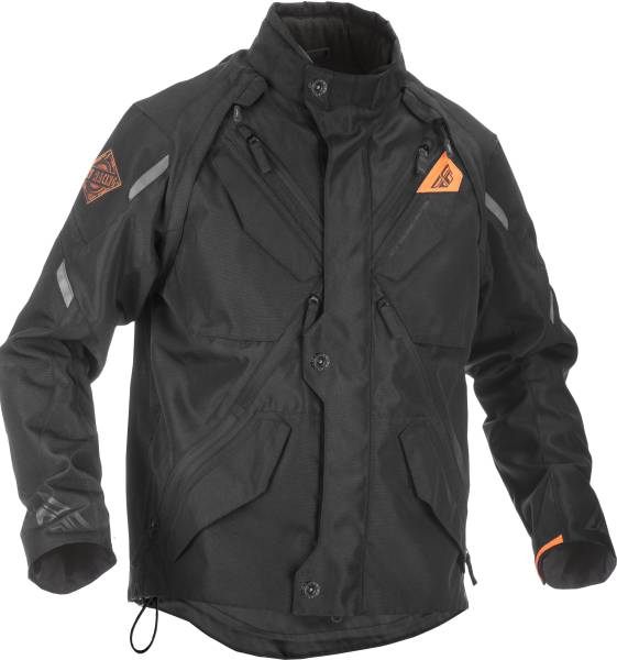 FLY RACING - FLY PATROL JACKET BLACK 2X - Image 1