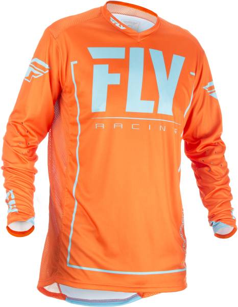 FLY RACING - LITE HYDROGEN JERSEY ORANGE/BLUE 2X - Image 1