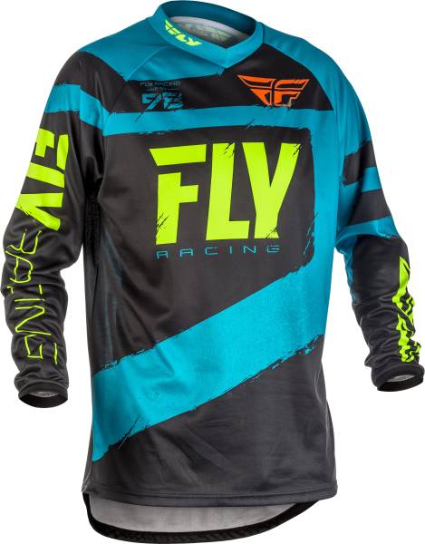 FLY RACING - F-16 JERSEY BLUE/BLACK 2X - Image 1