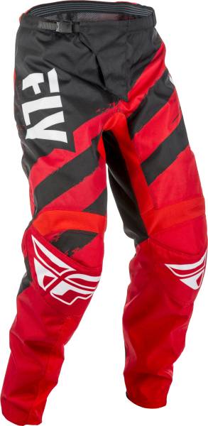 FLY RACING - F-16 PANTS RED/BLACK SZ 28S - Image 1