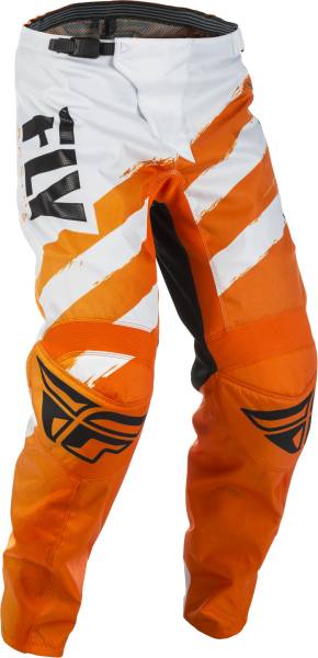 FLY RACING - F-16 PANTS ORANGE/WHITE SZ 18 - Image 1