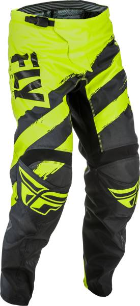 FLY RACING - F-16 PANTS BLACK/HI-VIS SZ 18 - Image 1