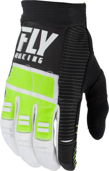 FLY RACING - EVOLUTION DST GLOVES HI-VIS/BLACK/WHITE SZ 06 - Image 1