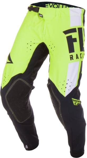 FLY RACING - EVOLUTION DST PANTS HI-VIS/BLACK/WHITE SZ 26 - Image 1