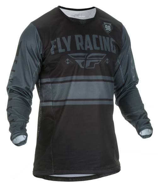 FLY RACING - KINETIC MESH ERA JERSEY BLACK/GREY 2X - Image 1