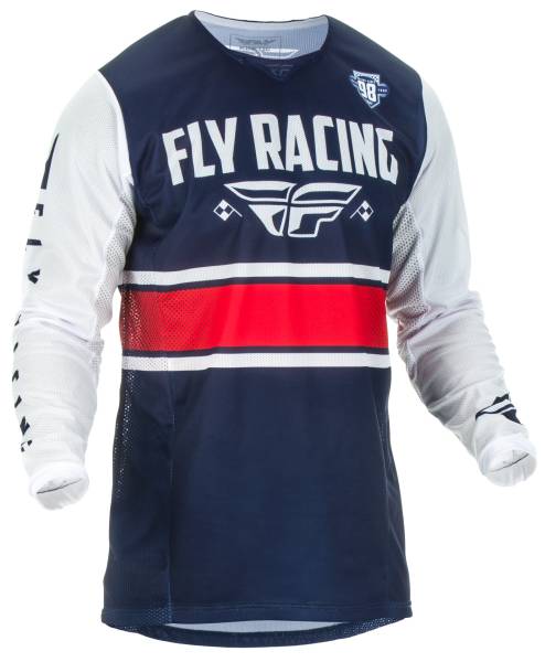 FLY RACING - KINETIC MESH ERA JERSEY NAVY/WHITE/RED 2X - Image 1