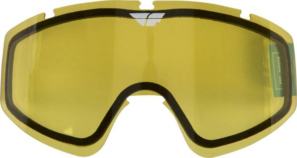 FLY RACING - 2018 DUAL LENS YELLOW NO T.O. PINS - Image 1