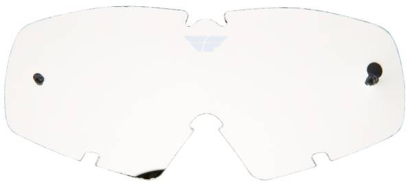 FLY RACING - 2018 LENS YOUTH CHROME/CLEAR ATF/ATS - Image 1