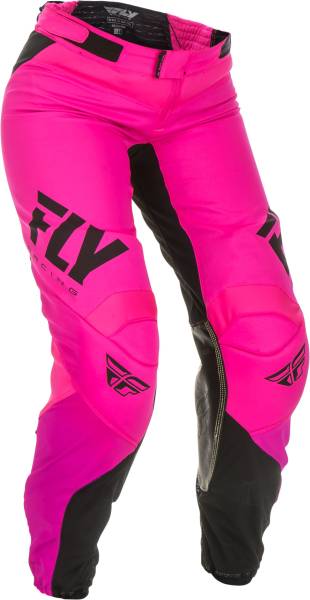 FLY RACING - WOMEN'S LITE RACE PANTS NEON PINK/BLACK SZ 20 - Image 1