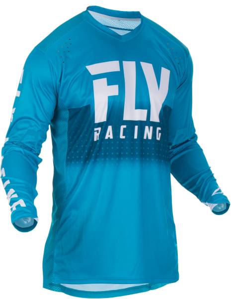 FLY RACING - LITE HYDROGEN JERSEY BLUE/WHITE 2X - Image 1