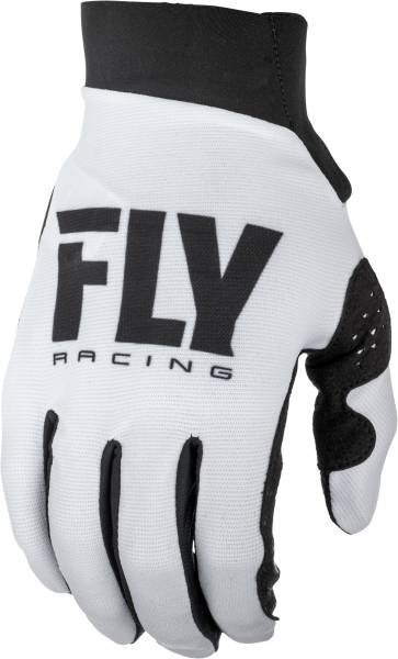 FLY RACING - WOMEN'S PRO LITE GLOVES WHITE/BLACK SZ 03 - Image 1