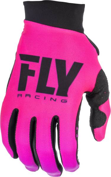 FLY RACING - WOMEN'S PRO LITE GLOVES NEON PINK/BLACK SZ 03 - Image 1