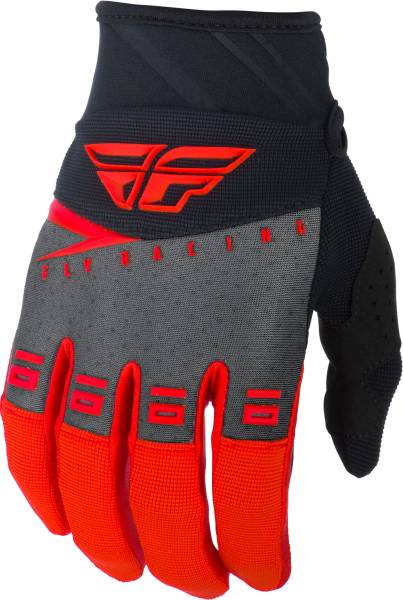 FLY RACING - F-16 GLOVES RED/BLACK GREY SZ 01 - Image 1