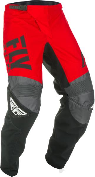 FLY RACING - F-16 PANTS RED/BLACK/GREY SZ 18 - Image 1