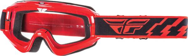 FLY RACING - FOCUS GOGGLE RED W/CLEAR LENS - Image 1