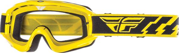 FLY RACING - FOCUS GOGGLE YELLOW W/CLEAR LENS - Image 1