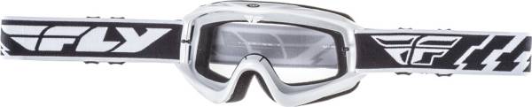 FLY RACING - FOCUS GOGGLE WHITE W/CLEAR LENS - Image 1