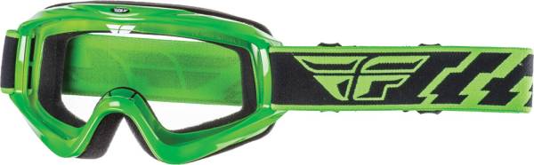 FLY RACING - FOCUS GOGGLE GREEN W/CLEAR LENS - Image 1