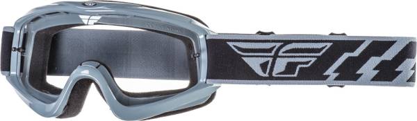 FLY RACING - FOCUS GOGGLE GREY W/CLEAR LENS - Image 1