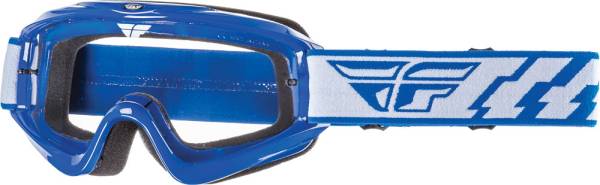 FLY RACING - FOCUS YOUTH GOGGLE BLUE W/CLEAR LENS - Image 1