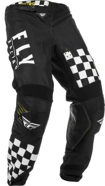 FLY RACING - KINETIC ROCKSTAR PANTS BLACK/WHITE SZ 28 - Image 1