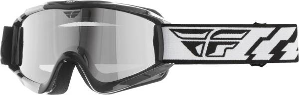 FLY RACING - FOCUS SNOW GOGGLE BLACK W/CHROME SMOKE DUAL LENS - Image 1