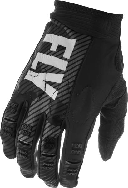 FLY RACING - EVOLUTION GLOVES BLACK/GREY SZ 06 - Image 1