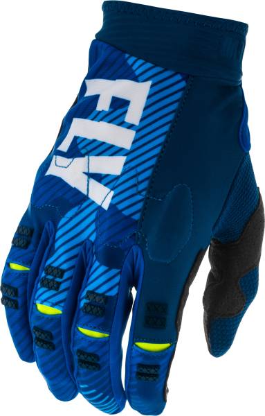 FLY RACING - EVOLUTION GLOVES BLUE/WHITE SZ 06 - Image 1