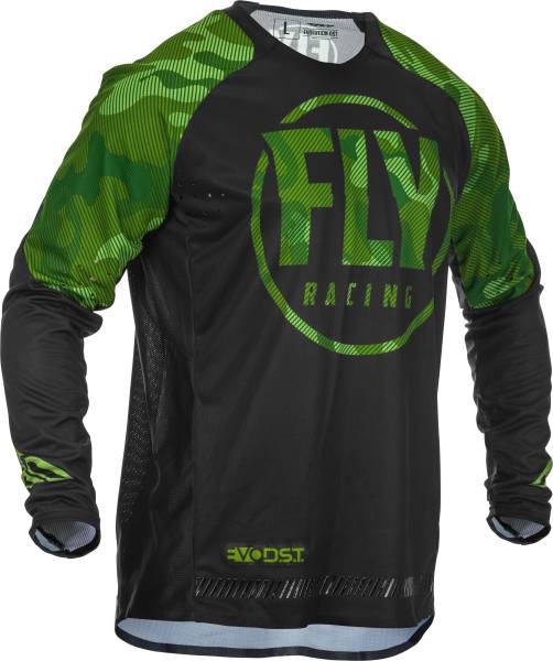 FLY RACING - EVOLUTION DST JERSEY GREEN/BLACK 2X - Image 1