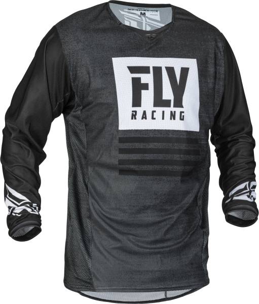 FLY RACING - KINETIC MESH NOIZ JERSEY BLACK/WHITE 2X - Image 1