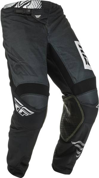 FLY RACING - KINETIC MESH NOIZ PANTS BLACK/WHITE SZ 26 - Image 1