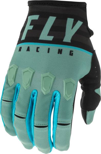 FLY RACING - KINETIC K120 GLOVES SAGE GREEN/BLACK SZ 04 - Image 1