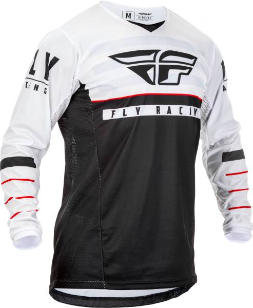 FLY RACING - KINETIC K120 JERSEY BLACK/WHITE/RED 2X - Image 1