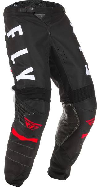 FLY RACING - KINETIC K120 PANTS BLACK/WHITE/RED SZ 18 - Image 1