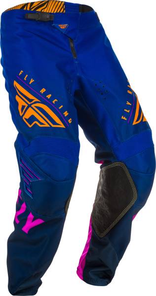 FLY RACING - KINETIC K220 PANTS MIDNIGHT/BLUE/ORANGE SZ 20 - Image 1