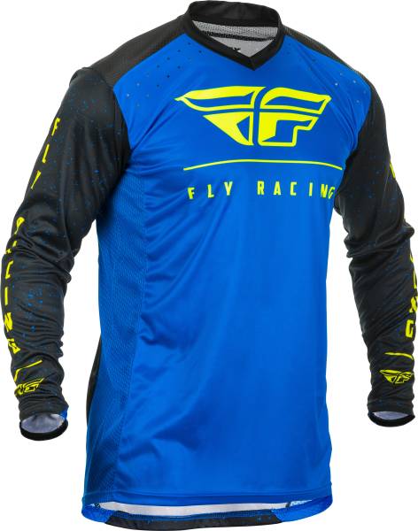 FLY RACING - LITE JERSEY BLUE/BLACK/HI-VIS 2X - Image 1