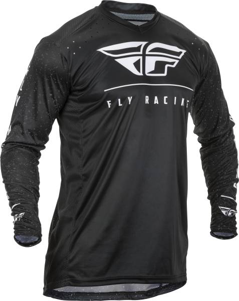 FLY RACING - LITE JERSEY BLACK/WHITE 2X - Image 1