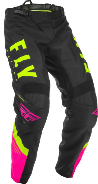 FLY RACING - F-16 PANTS NEON PINK/BLACK/HI-VIS SZ 18 - Image 1