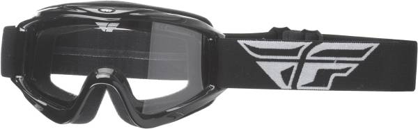 FLY RACING - 2018 FOCUS GOGGLE BLACK W/CLEAR LENS - Image 1