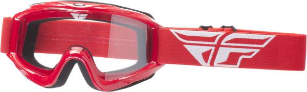 FLY RACING - 2018 FOCUS GOGGLE RED W/CLEAR LENS - Image 1